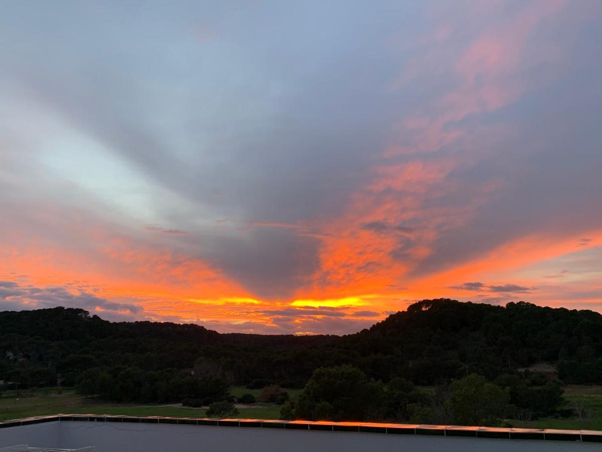 Apartamento Atardecer En Menorca Son Parc Vista Al Campo De Golf Esterno foto