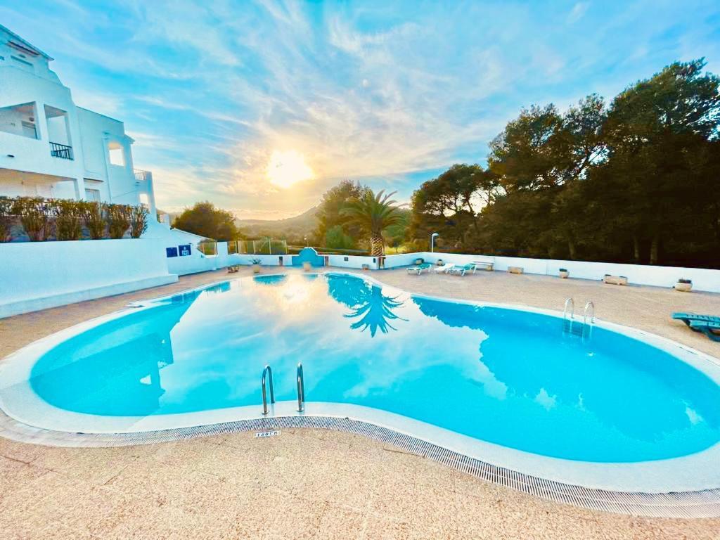 Apartamento Atardecer En Menorca Son Parc Vista Al Campo De Golf Esterno foto